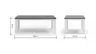 Esstisch Litchfield - ausziehbar, LB ca. 200(240,280)x100 cm, Eichenfurnier, XO Gray
