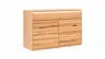 Sideboard Hillsboro - inkl. Beleuchtung, Buche/Kernbuche natur, geölt