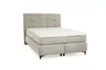 Boxspringbett- Ligefläche ca. 140x200 cm, Stoff, Beige