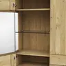 Vitrine Amora - Wildeiche massiv bianco