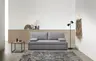 Sofa - 2-Sitzer, Schlaffunktion, Stoff, Grau
