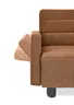 Faltsofa Easy - 2-Sitzer, ca. 140 cm inkl. Schlaffunktion/Armlehne verstellbar, Stoff, Rot