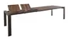 Esstisch 3400 - ausziehbar, LB ca. 200x100 cm, Nussbaum massiv
