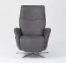 Sessel - Relaxfunktion motorisch, Leder, Kohle