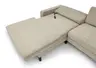 Ecksofa CALM MOVE 2.0 - Longchair links mit 2,5-Sitzer, Schlaffunktion, Feincord, Sand