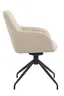 Armlehnstuhl - drehbar, Stoff, Beige