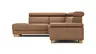 Ecksofa Philadelphia -  Ecke links, 2,5-Sitzer, Kopfteil verstellbar (manuell), Stoff, Braun
