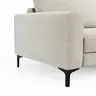 Ecksofa Oviedo - Ecke links mit 2,5-Sitzer, Stoff, Natur