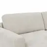 Wohnlandschaft Oviedo - Longchair links mit 2-Sitzer und Ecke rechts, Stoff, Natur