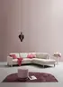 Ecksofa Anna - 2,5-Sitzer mit Ecke rechts inkl. Relaxfunktion (motorisch), Stoff, Beige