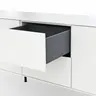 Lowboard Edge - Lack, Weiß