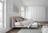 Boxspringbett Delia - Liegefläche 180x200 cm, Stoff, Rose 