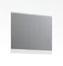 Spiegel - LB ca. 80x70 cm, Weiß