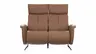 Sofa Sitz.Konzept Sofa - 2-Sitzer inkl. Relaxfunktion (motorisch) und Kopfteilverstellung, Leder, Cognac