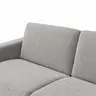 Sofa Nuoro - 2,5-Sitzer inkl. Schlaffunktion, Armlehne 1, Stoff, Grau