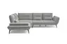 Ecksofa PAYTON - Ecke links, 2,5-Sitzer, Stoff, Silbergrau