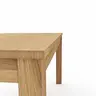 Esstisch Dinner - LB ca. 140x90 cm, Wildeiche massiv