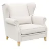 Sessel Mapleton - Stoff, Creme