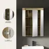 Spiegelschrank - B ca. 60 cm, Evoke Eiche Nachbildung