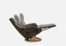 Sessel - Relaxfunktion, Leder, Braun