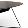 Couchtisch Fano - LBH ca. 121x75x38 cm, Ceramistone, Graubraun