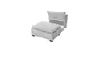 Schlafsofa - 1-Sitzer inkl. Schlaffunktion, Stoff, Hellgrau