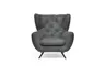 Sessel CHIRA - Stoff, Grau