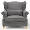 Sessel Mapleton - Stoff, Anthrazit