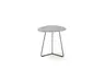 Ecktisch Fano - LBH ca. 59x50x55 cm, HPL Laminat, Kiesel