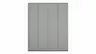 Drehtürenschrank Viana - B. ca. 200 cm, Lack, Steingrau