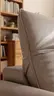 Sofa Tulsa KV - 2,5-Sitzer, inkl. Relaxfunktion und Kopfteilverstellung (motorisch), Leder, Graubeige