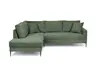 Ecksofa - Ecke links, 3-Sitzer, Stoff, Grün
