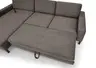 Ecksofa CALM MOVE 2.0 - Longchair links mit 2,5-Sitzer, Schlaffunktion, Feincord, Taupe