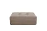 Hocker JANNI - Stoff, Taupe