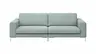 Sofa Solano - 3-Sitzer, Stoff, Hellblau