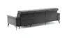 Ecksofa Anna - Longchair links mit 2,5-Sitzer inkl. Relaxfunktion (motorisch), Kopfteil verstellbar, Stoff, Stahl