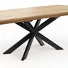 Esstisch Talara Lola - beidseitig ausziehbar, LB ca. 240x100cm, Wildeiche Bianco