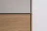 Drehtürenschrank Matera - BHT ca. 251x235x60 cm, Lack Matt, Kaschmir, Eiche, Milk