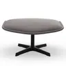 Hocker Helge - Leder, Silber