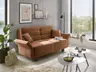 Faltsofa Easy - 2-Sitzer, ca. 140 cm inkl. Schlaffunktion/Armlehne verstellbar, Stoff, Rot
