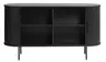 Sideboard - B ca. 140 cm, Eiche Furnier, Schwarz
