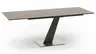 Esstisch Iseo - LB ca. 140x80 cm, ausziehbar, Keramik, Grau
