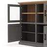 Highboard Litchfield Oak - Stone, Non-Antique / Nature Oil