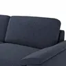 Ecksofa Oviedo - Ecke links mit 2,5-Sitzer, Stoff, Dunkelblau