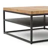 Couchtisch Farmingdale - LBH ca. 80x80x40 cm, Eiche massiv, natur geölt