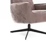Drehsessel Matina - Größe L, Velour, Mauve