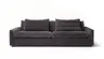 Sofa Ulf - 3,5-Sitzer, Cord, Anthrazit