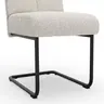 Freischwinger Ravina - Stoff, Creme