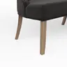 Polsterbank Litchfield - B. ca. 200cm, Stoff, Schwarzgrau