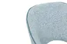 Stuhl MERIEM - drehbar, Stoff, Blau